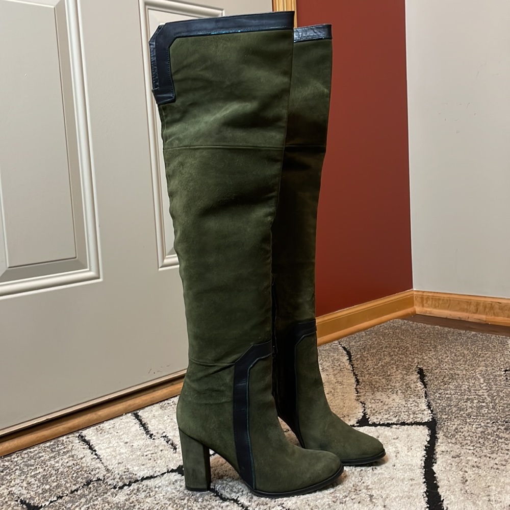 💙Gordana Dimitrijevic Suede Leather Tall Boots - Picture 5 of 15
